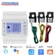 Misuratore di tensione Kwh trifase su guida Din TUYA intelligente Consumo contatore di energia WiFi Monitor di elettricità in tempo reale