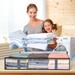 Rebrilliant Fabric Underbed Storage Set Fabric in Gray | 7.09 H x 34.25 W x 18.9 D in | Wayfair FB6A1DD55307469BB06BECD0A5F7430D