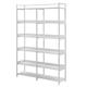 17 Stories Modern Industrial Style 6-Shelf Bookshelf Wood/Steel in White | Wayfair C9F0CCA6FC9C465FBB04305F1B455EE2