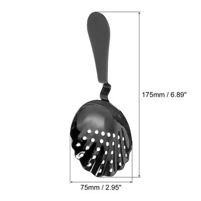 Julep Strainer, 1pcs - Stainless Steel Cocktail Strainer, 155mm