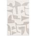 White 96 x 60 x 0.375 in Indoor Area Rug - Wrought Studio™ Casablanca 790 Area Rug In Grey/Ivory Cotton | 96 H x 60 W x 0.375 D in | Wayfair