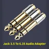Unterhaltung elektronik buchse 3 5 bis 6 35 Audio adapter 6 5mm bis 3 5mm Wandler Stecker Buchse