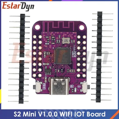 S2 Mini V1.0.0 WIFI IOT Board basierend auf ESP32-S2FN4R2 ESP32-S2 4 MB FLASH 2 MB PSRAM MicroPython Image