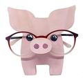 BESHOM Creative Eyeglasses Holder Eyes Glasses Animal Sunglasses Wooden Stand