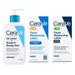 CeraVe Daily Skincare Bundle - CeraVe SA Lotion for Rough and Bumpy Skin (8 oz) AM CeraVe Facial Moisturizing Lotion with Sunscreen (2 oz) and PM Facial Moisturizing Lotion (2 oz)