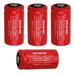 Banshee Replaces CR123A 16340 Lithium Li-ion Batteries 3V Battery 1300mAh - x4