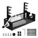 Under Desk Cable Management Tray No Drill Cable Tray with Clamps Wire Management Cord Organizer