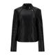 Guess Damen Kunstlederjacke HARLEY PU JACKET, schwarz, Gr. L