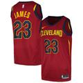 Men's Nike LeBron James Wine Cleveland Cavaliers Swingman Player Jersey - Icon Edition