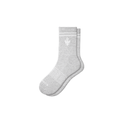 Women's Original Half Calf Socks - Light Grey - Medium - Cotton Blend - Bombas