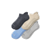 Men's Grippers Ankle Sock 4-Pack - Blue Grey Mix - Medium - Bombas