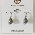 Giani Bernini Jewelry | Nwt Giani Bernini Iridescent Drop Cultured Pearl Earrings Fish Hook | Color: Blue/Green | Size: Os