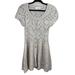 Anthropologie Dresses | Final Price Anthropologie Sparrow Knitted Dress | Color: Cream/Gray | Size: S