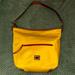 Dooney & Bourke Bags | Dooney&Bourke Nylon Hobo Shoulder Shoulder Tote Bag Yellow | Color: Gold/Yellow | Size: Os