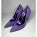 Nine West Accessories | Nine West Pointed Toe Suede Vibrant Purple Stiletto Women's Heel | Color: Purple | Size: Os