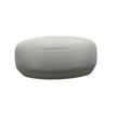 Michael Kors Accessories | Michael Kors White Leather Hard Clam Shell Dome Sunglasses Case With Silver Logo | Color: Silver/White | Size: Os