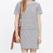 Madewell Dresses | Madewell Dockside Pop On Striped T-Shirt Dress | Color: Blue/White | Size: L