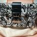 Louis Vuitton Bags | Louis Vuitton Petite Malle Floral Print Crossbody | Color: Black/White | Size: Os