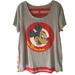 Disney Tops | Disney Parks Walt Disney World Mickey Graphic Tee Size Large | Color: Gray/Red | Size: L