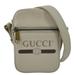 Gucci Bags | Gucci Mini Logo Leather Crossbody Messenger Bag Off White | Color: White | Size: Os