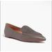 Madewell Shoes | Madewell The Lou Loafer Gray Calf Hair Leather Pointed Toe Flats Shoes Sz 8.5 | Color: Gray | Size: 8.5