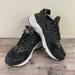 Nike Shoes | Nike Air Huarache Running Shoes Women's 9.5 Leopard Print Black And Gold 725076 | Color: Black/Gold | Size: 9.5