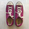 Converse Shoes | Converse All Star Fuchsia Low-Top Sneakers Men’s Size 12 Lace-Up Shoes Casual | Color: Pink | Size: 12