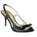 Michael Kors Shoes | Michael Kors Livvy Saffiano Leather Studded Slingback Sandal Slide Black 6.5/9 | Color: Black | Size: Various
