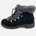 J. Crew Shoes | J Crew Winter Lace Up Suede Boots 10 | Color: Black/Gray | Size: 10