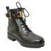 Michael Kors Shoes | Michael Kors Kincaid Leather Combat Boot Lace Up Bootie Black/Gold All Sizes Nib | Color: Black/Gold | Size: Various