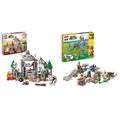 LEGO 71423 Super Mario Knochen-Bowsers Festungsschlacht & 71425 Super Mario Diddy Kongs Lorenritt