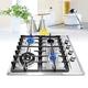 23" 4 Burners Built-In Stove Top Gas Cooktop Kitchen Easy to Clean Gas Cooking 59 * 51cm Gas Stove Cooktop Stainless Steel Premium Gas Cooktop For Commercial Or Home Use