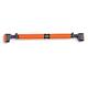 Pull-Up Bars Portable Steel Horizontal Bar, Pull-up Training Bar with Orange Comfortable Handguards, Safe and Stable, Load 350KG, 75-150cm (Orange 120150cm)