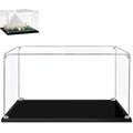 Acrylic Transparent Display Case for Lego 21058 Egyptian Great Pyramid of Khufu Giza Set, Dustproof Hand Model Storage Box Compatible with Lego Brick Models (Model Not Included)(3mm)