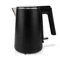 Ex-Pro Electric Kettle, 1.0L Capacity with Double Walled Insulation, Boil-Dry Protection and Limescale Filter for Fresher Water, 1500W - Black