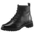 Schnürstiefelette ARA "KENT" Gr. 9 (43), schwarz Damen Schuhe Reißverschlussstiefeletten