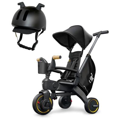 Doona Liki Trike S5 + Liki Helmet Bundle - Nitro Black / Black