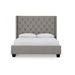 Lark Manor™ Ameliyah Tufted Low Profile Platform Bed Upholstered in Gray | California King | Wayfair 56C5E230BB1246208FDB1871EB5AB0C6