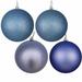The Holiday Aisle® 4 Piece Ball Ornament Set Plastic in Blue | 6 H x 6 W x 6 D in | Wayfair 6E9000A2AB34458FA670C52677A85AF9
