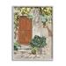 Stupell Industries Az-311-Framed Cottage Doorway Botanicals Print Canvas in Brown | 30 H x 24 W x 1.5 D in | Wayfair az-311_gff_24x30