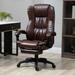 Red Barrel Studio® Tashara Executive Chair Upholstered in Black/Brown | 18 H x 27 W x 27 D in | Wayfair 20BAFD2142F04670A7F937030A484113