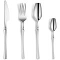 Red Barrel Studio® Wasee Stainless Steel Flatware Set - Service for 6 Stainless Steel in Gray | Wayfair E97BE2A8142D41678207C34313909029