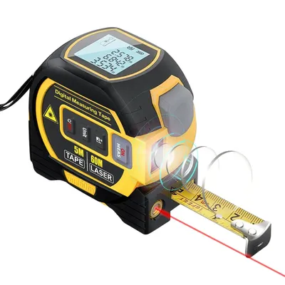 Distancemètre à ruban laser mesure laser Télémètre numérique Roulette électronique numérique Règle