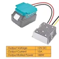 Convertisseur abaisseur DC 18V à DC 12V, adaptateur pour batterie Li-ion Makita 18V 180W, régulateur de convertisseur Buck Boost automatique à monter soi-même