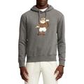 Polo Bear Patch Cotton Blend Hoodie