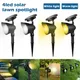 2/4pcs Solar Spot Licht für Outdoor LED Boden Garten Garten Licht Landschaft Dekoration Countyard