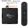 X96 max plus ultra android 11 tv box amlogic s905x4 4g 32g 64g 5g dual wifi bt youtube hd av1 smart