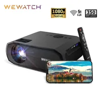 Wewatch v50 pro 5g wifi projektor native 1080p fhd ansi lumen tragbare led projektoren bluetooth
