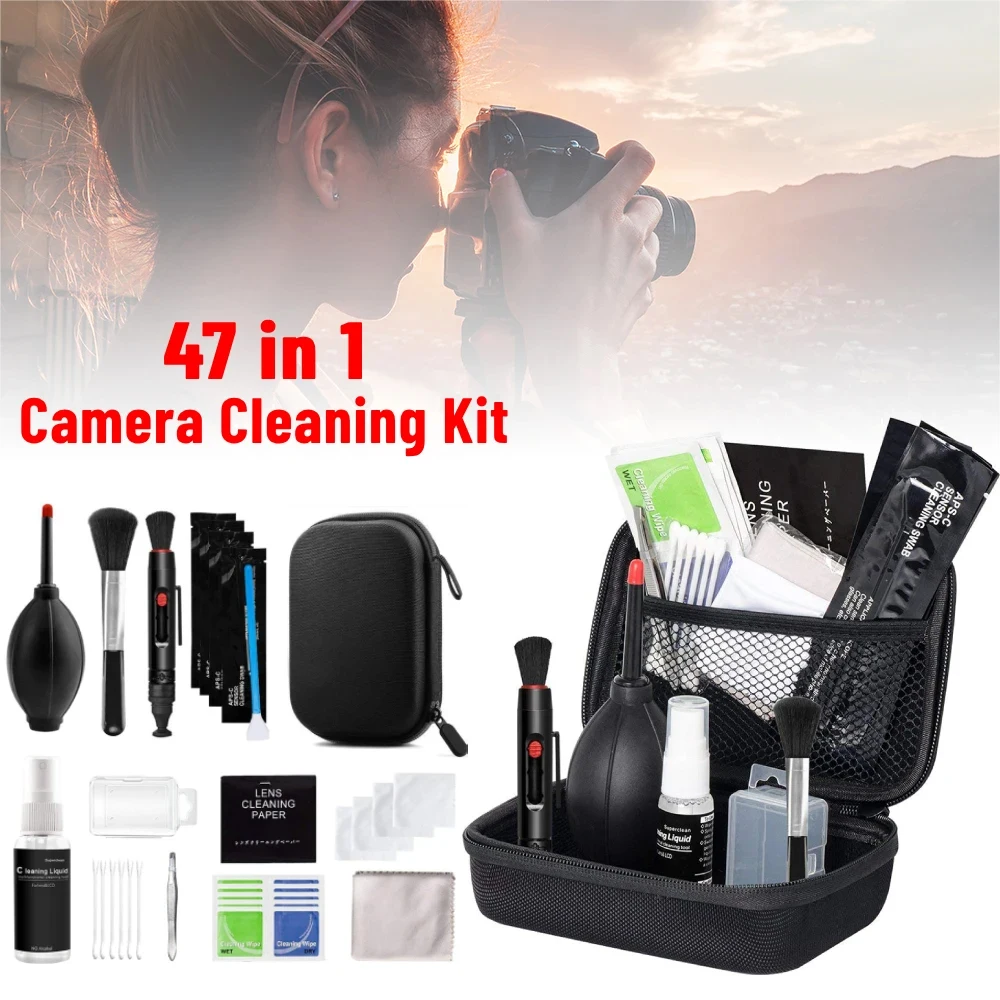 7-47 Stück Kamera-Reiniger-Kit DSLR-Objektiv Digital kamera Sensor Reinigungs set für Sony Fujifilm Nikon Canon SLR DV-Kameras Clean Kit