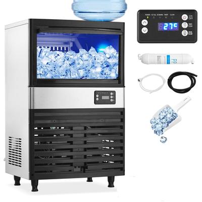 Commercial Ice Maker Machine with 2 Water Inlet Modes